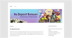 Desktop Screenshot of nodepositbonuses.eu